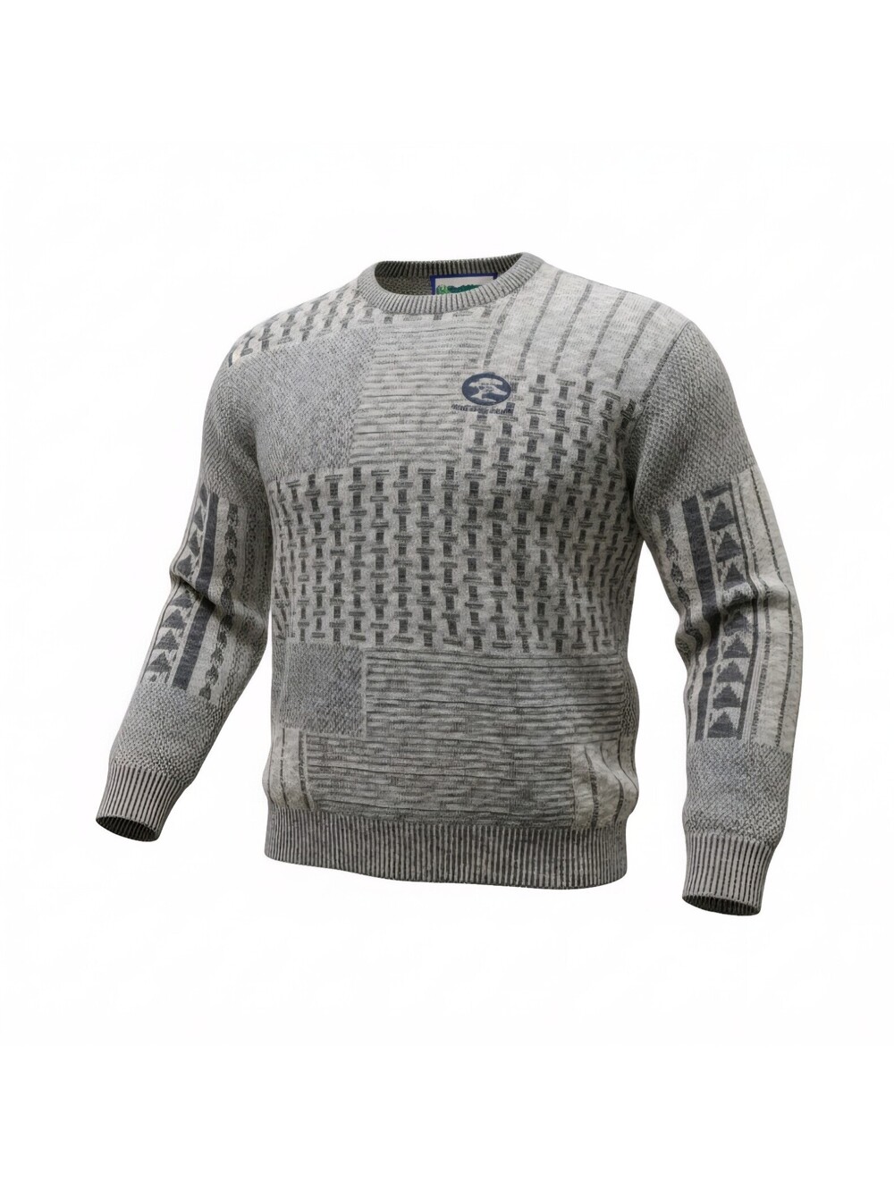 VTG 90s Shenandoah Pebble Beach Golf Crewneck Sweater Large Coogi Style Grandpa